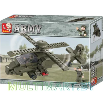 Конструктор Sluban Боевой вертолет (M38-B0298)